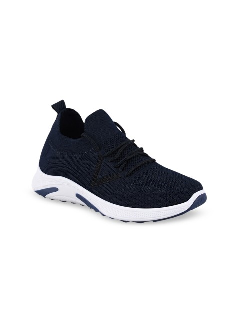 

Stelatoes Women Navy Blue Woven Design Sneakers