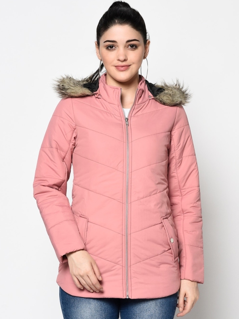 

Trufit Women Pink Solid Insulator Puffer Jacket