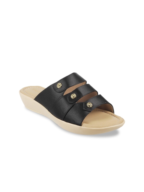 

WALKWAY Women Black Solid Heels