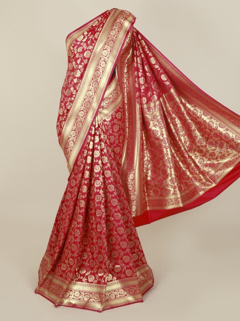 

Pothys Magenta Art Silk Woven Design Banarasi Saree