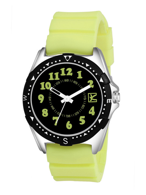 

Kool Kidz Black & Fluorescent Green Analogue Watch
