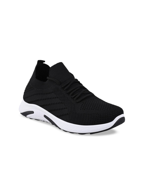 

Stelatoes Women Black Woven Design Sneakers