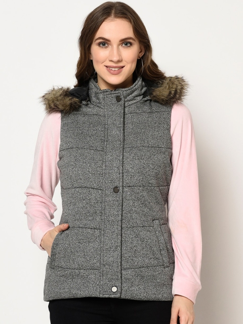 

Trufit Women Black Printed Insulator Parka