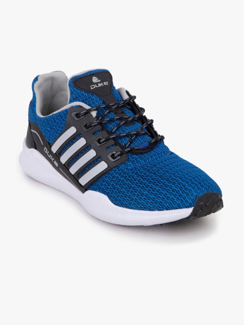 

Duke Men Blue Mesh Running Shoes
