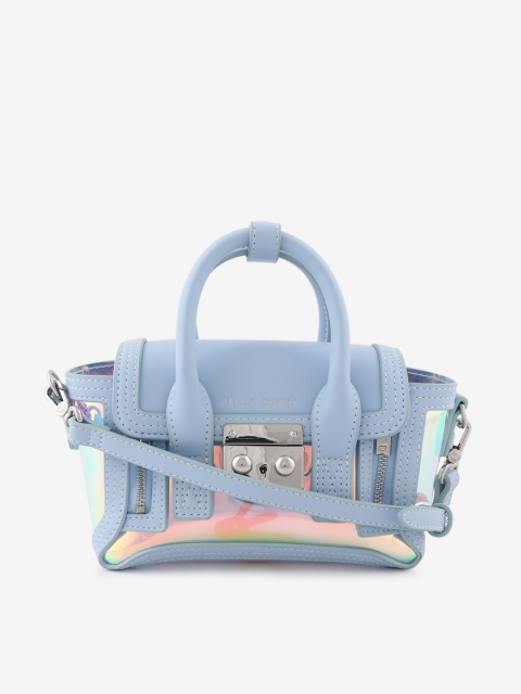 

Jelly Bunny Blue Colourblocked Satchel Bag