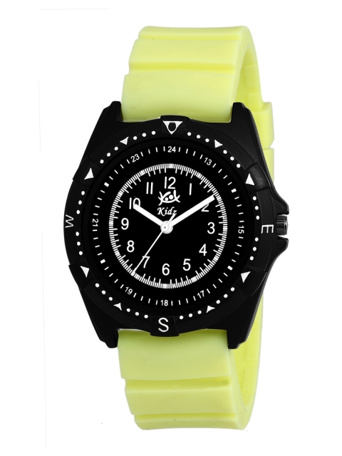 

Kool Kidz Unisex Kids Black & Fluorescent Green Analogue Watch DMK 039 NEON
