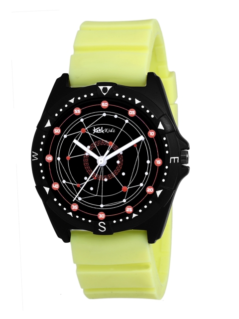 

Kool Kidz Unisex Kids Black & Fluorescent Green Analogue Watch DMK 039ON WORLD NEON