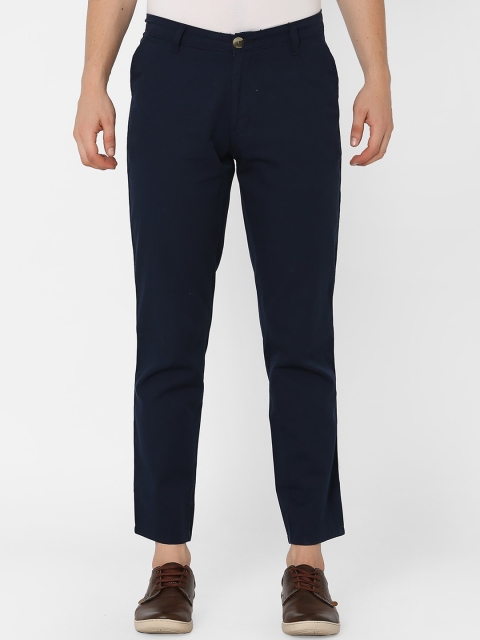 

MARCA Disati Men Navy Blue Slim Fit Solid Regular Trousers