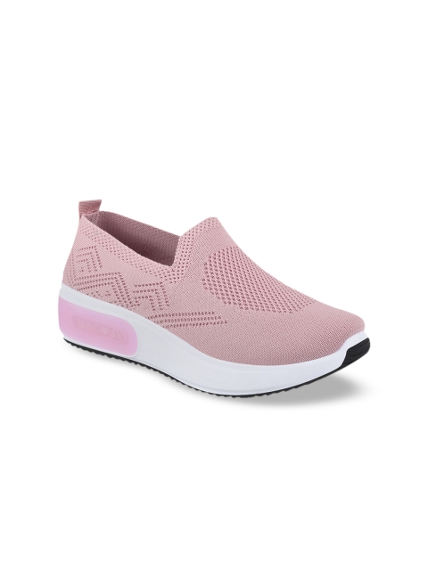 

Stelatoes Women Pink Slip-On Sneakers