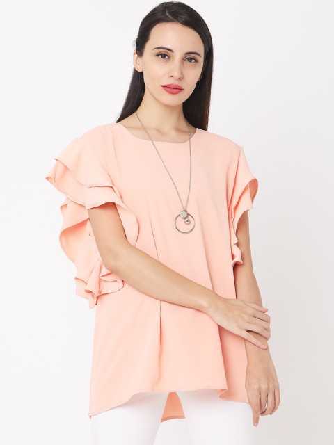 

Deal Jeans Women Pink Solid Top