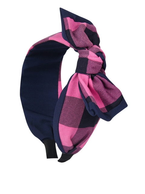 

YoungWildFree Women Pink & Black Striped Hairband