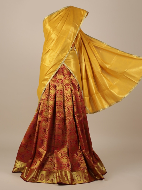 

Pothys Gold-Toned Woven Design Saree