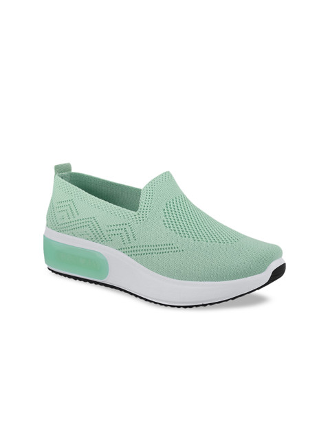 

Stelatoes Women Green Slip-On Sneakers