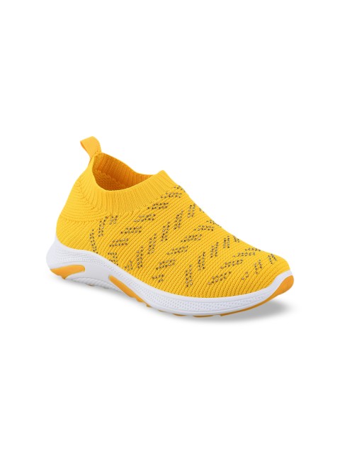 

Stelatoes Women Yellow Slip-On Sneakers