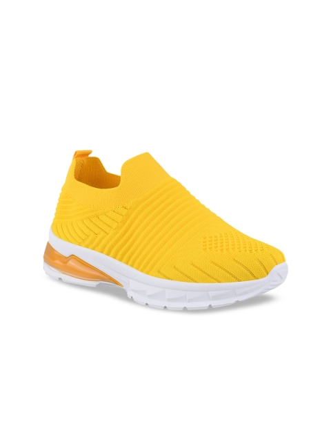 

Stelatoes Women Yellow Slip-On Sneakers