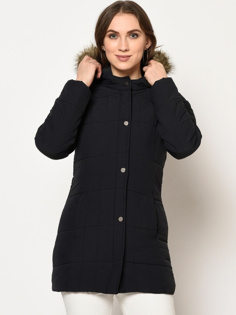 

Trufit Women Black Solid Insulator Parka