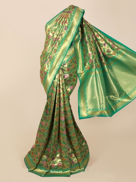

Pothys Gold-Toned Woven Design Banarasi Saree