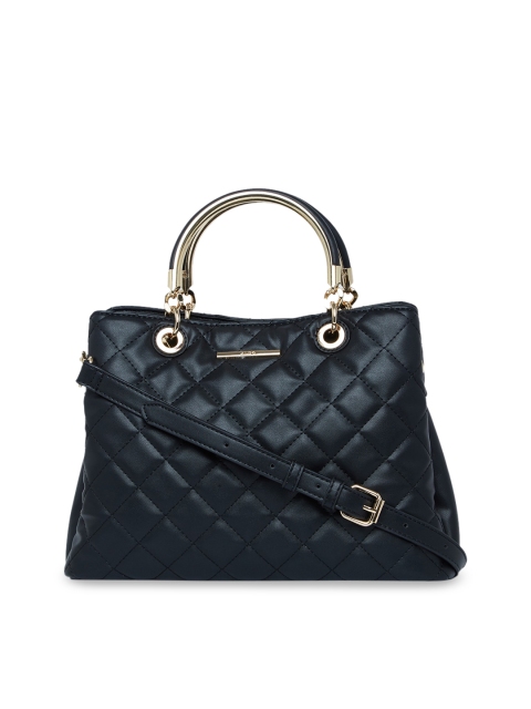 

ALDO Black Solid Handheld Bag