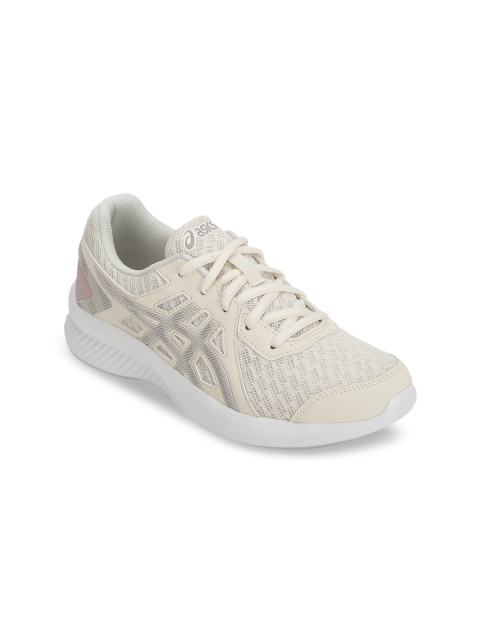 

ASICS Women Cream-Coloured Sneakers