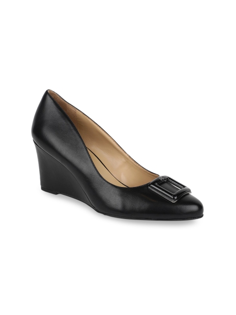 

Naturalizer Women Black Solid Pumps