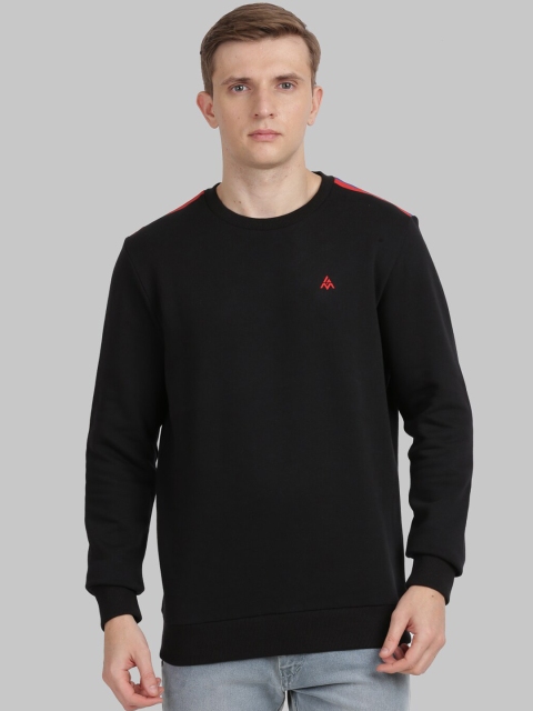 

ANTHEM Men Black Solid Sweatshirt