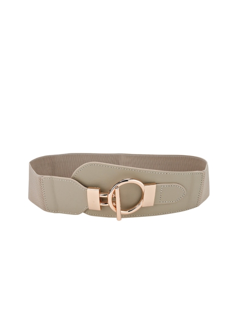 

Kazo Women Beige & Gold-Toned Solid Wide Belt