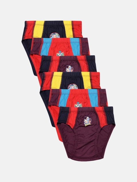 

Red Rose Boys Pack Of 6 Assorted Basic Briefs JRNO7120