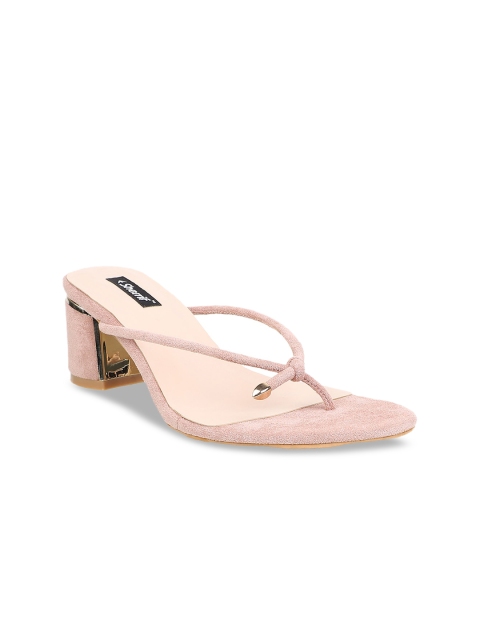 

Sherrif Shoes Women Pink Solid Sandals