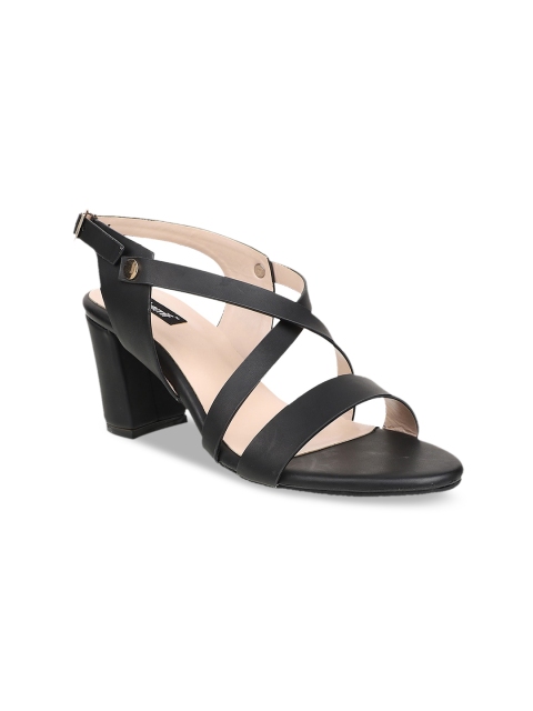 

Sherrif Shoes Women Black Solid Block Heels