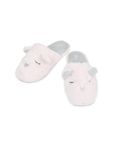 

max Women Pink Solid Room Slippers
