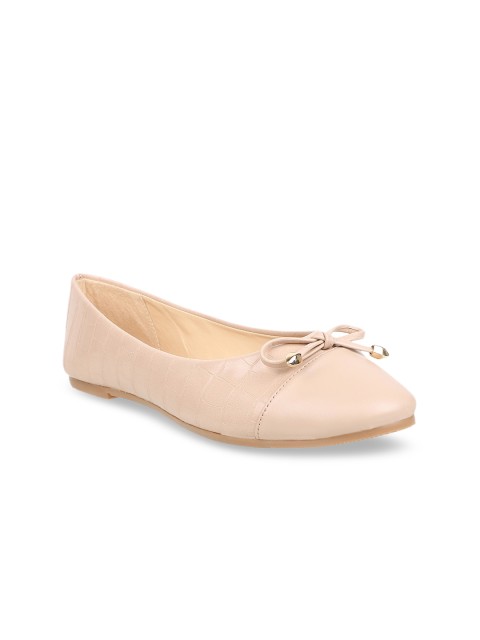 

Sherrif Shoes Women Beige Solid Ballerinas