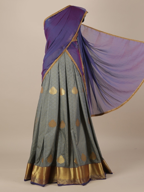 

Pothys Purple Solid Saree