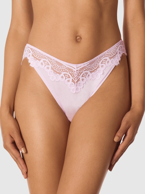 

La Senza Women Lavender Solid Bikini Briefs 11152304-24P8