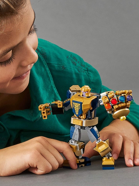 

LEGO Kids Yellow & Red 152 Pieces Marvel Avengers Thanos Mech Construction Set