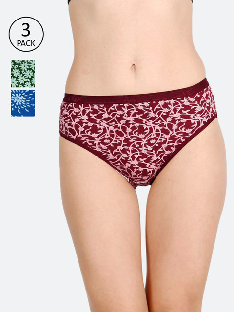 

LUX Cozi for her Women Pack Of 6 Assorted Bikini Briefs COZIHER_PTY_203