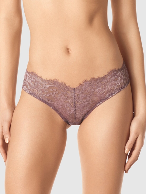 

La Senza Women Mauve Self Design Diva Bikini Briefs 11148907-79B6