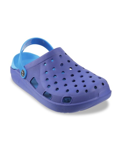 

WALKWAY Men Blue Solid Clogs, Navy blue