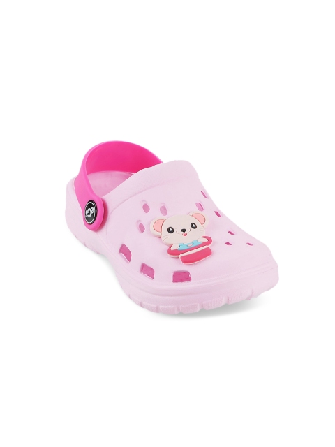 

WALKWAY Girls Pink Printed Clogs
