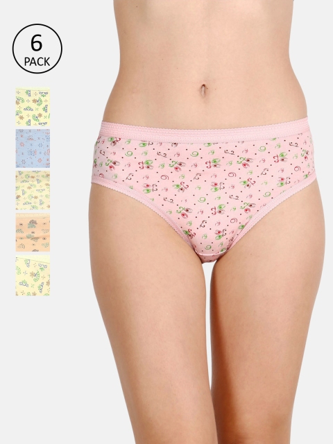 

LUX Cozi for her Women Pack of 6 Assorted Hipster Briefs COZIHER_PTY_202