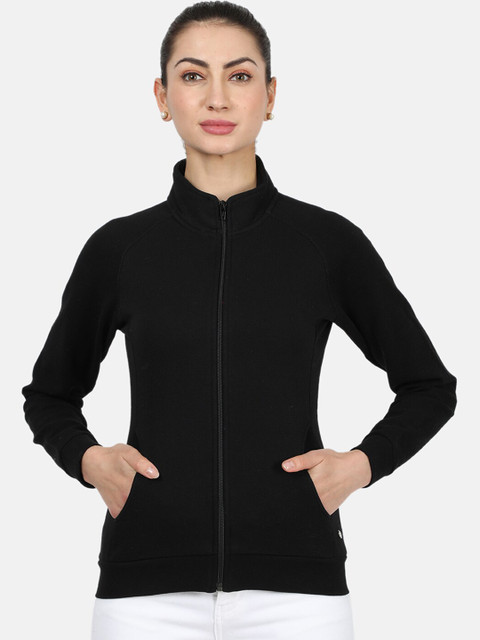 

Monte Carlo Women Black Solid Sweatshirt