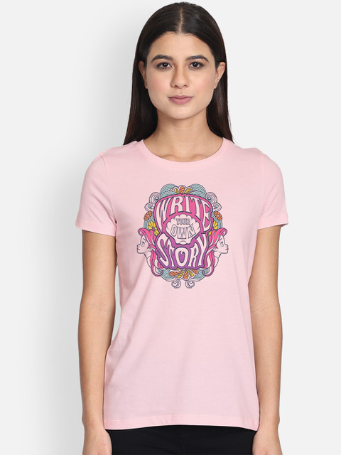 

Free Authority Disney Princess Print Pink Tshirt for Women