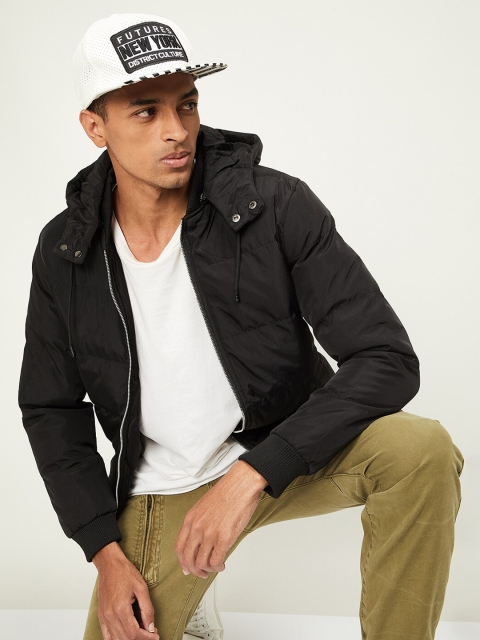 

Bossini Men Black Solid Puffer Jacket