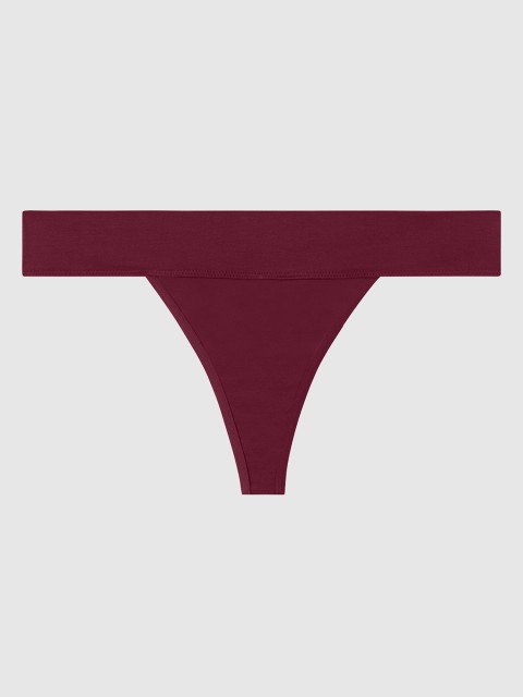 

La Senza Red Solid Remix Ultrasoft Thong Brief 11125658-83Q6
