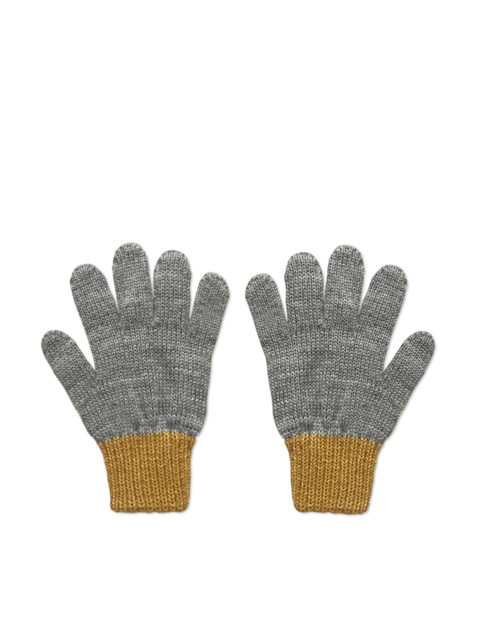 

Kosha Boys Grey & Mustard Yellow Colourblocked Gloves