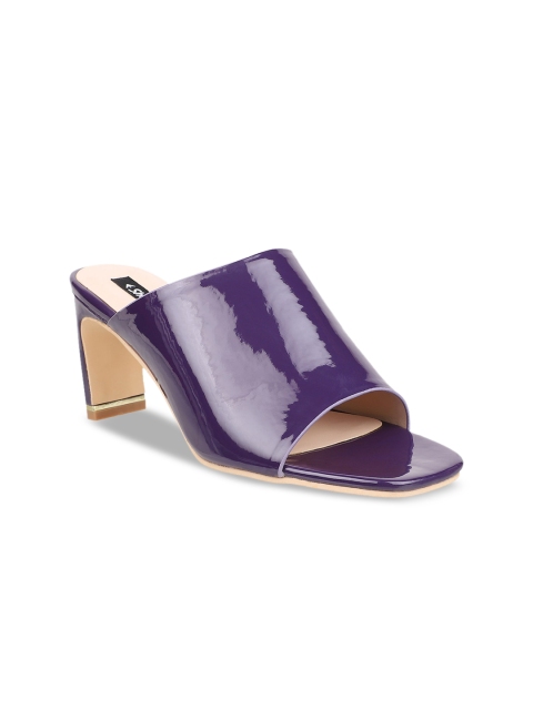 

Sherrif Shoes Women Purple Solid Mules