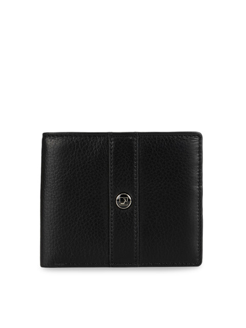 

Da Milano Men Black Leather Two Fold Wallet