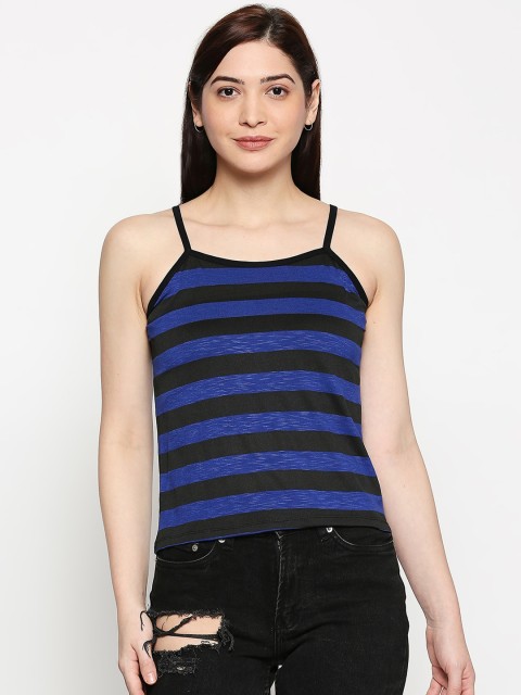 

inocenCia Women Blue Striped Camisole