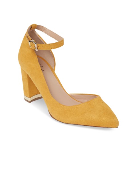 

Call It Spring Women Yellow Solid Pumps