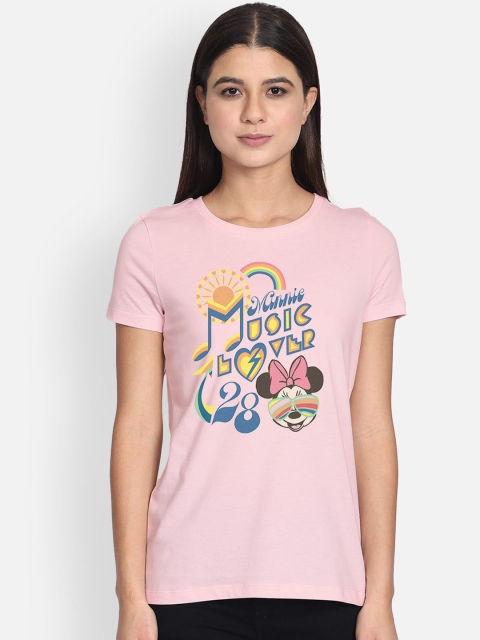 

Free Authority Mickey & Friends Print Pink Tshirt for Women