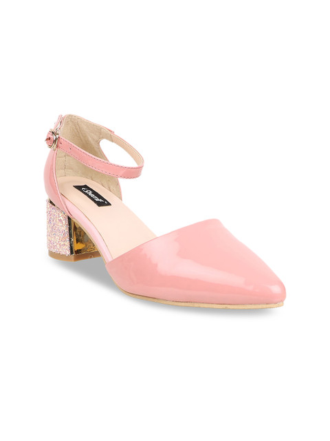 

Sherrif Shoes Women Pink Solid Pumps